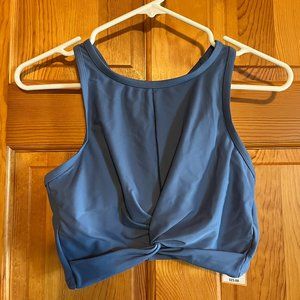 Kona Sol Longline Swim top, Blue, Medium, NWT